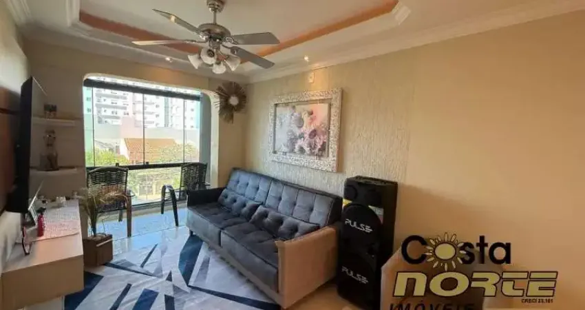 Apartamento mobiliado com sacada na av da igreja em tramandaí