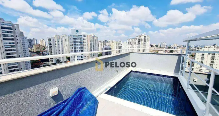Cobertura duplex à venda | 168m² | 03 dormitórios | 1 suíte | 03 vagas | santa teresinha/sp
