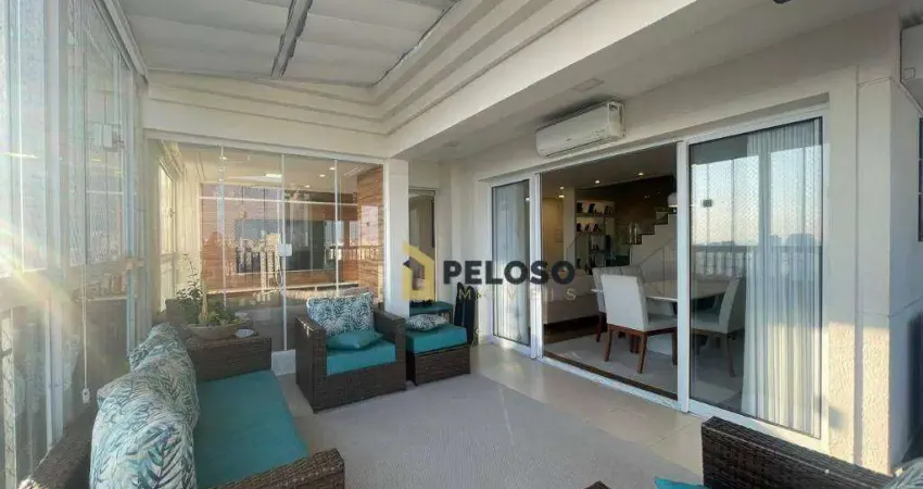 Cobertura à venda com 153,00m2 / Varanda Gourmet / 3 dormitórios / 1 suíte / 3 vagas / vista livre e panorâmica.