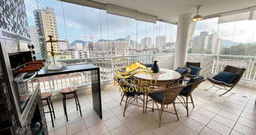 Guarujá-SP Praia das Astúrias 3 Dormitórios 129,53m² 2 Vagas Lazer de Clube Ar-Condicionado