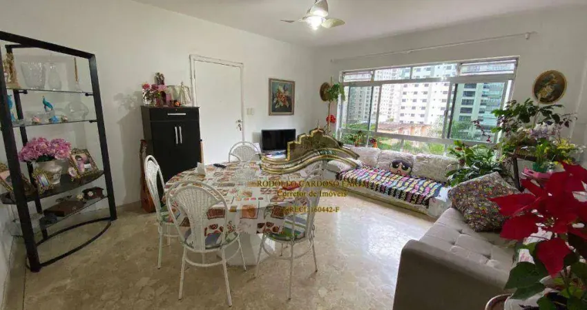 Guarujá praia das astúrias 3 dormitórios 105 mts 1 vaga solário com churrasqueira