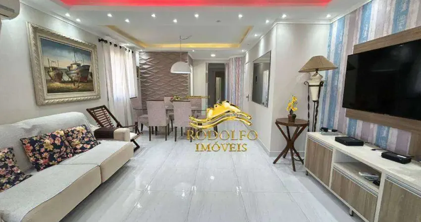 Guarujá praia das astúrias 3 suítes 116m² 1 vaga sacada ar-condicionado