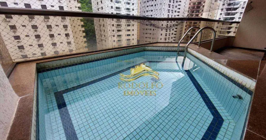 Guarujá praia das pitangueiras 3 dormtórios 147m² 2 vagas piscina privativa salão de festas ar-condicionado