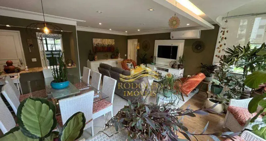 Guarujá praia da enseada 4 dormitórios 166m² 1 vaga ar-condicionado sacada piscina espaço gourmet área verde