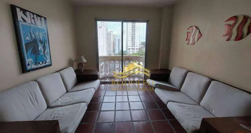Guarujá Praia das Pitangueiras 3 Dormitórios 140m² 1 Vaga Sauna Salão de Jogos Academia