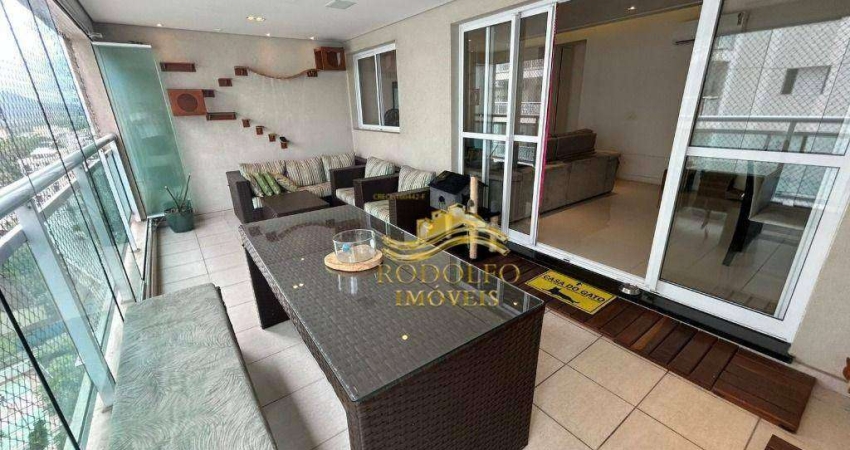 Guarujá Praia das Astúrias 3 Dormitórios 134m² 2 Vagas Piscina Ar-condicionado Quadra de Tênis Sauna Academia