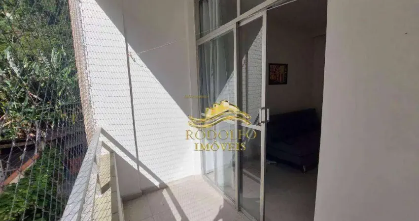 Guarujá praia da enseada 70m² 1 dormitório 1 vaga sacada portaria 24 horas espaço gourmet