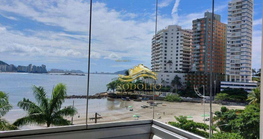 Guarujá Praia das Astúrias Frente ao Mar 3 Dormitórios 121m² 2 Vagas Varanda Gourmet Piscina