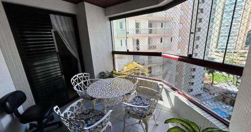 Guarujá Praia das Astúrias 2 Dormitórios 78m² 2 Vagas Piscina Sauna Vista para o Mar