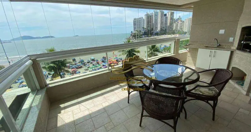 Guarujá praia das astúrias alto padrão 4 suítes 174m² 2 vagas piscina