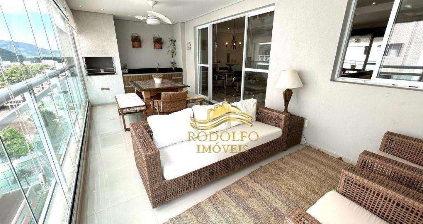 Guarujá Praia das Astúrias 3 Dormitórios 134,34m² 2 Vagas Ar-condicionado Lazer de Clube