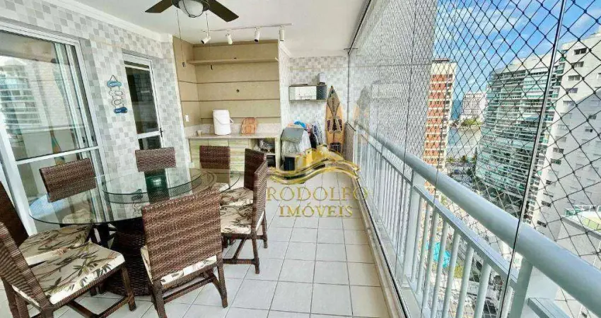 Guarujá Praia das Astúrias 3 Dormitórios 121m² 2 Vagas Lazer de Clube Varanda Gourmet