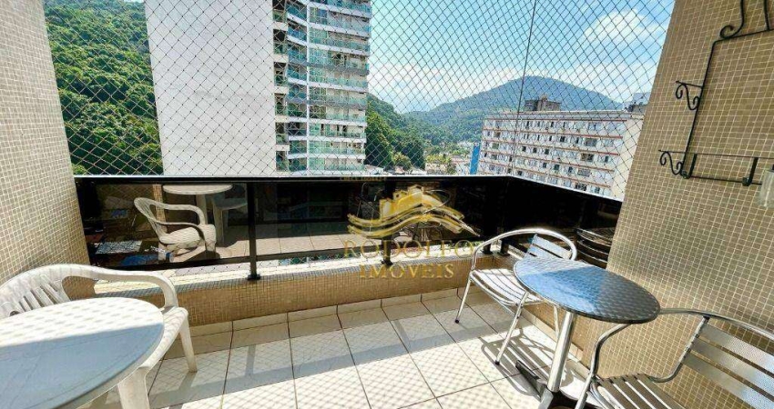Guarujá Praia das Pitangueiras 2 Suítes 85m² 2 Vagas Piscina Sauna Quadra Poliesportiva