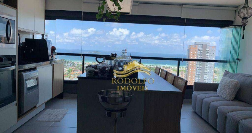 Guarujá Praia da Enseada 1 Dormitório 42m² Ampla Vista Mar