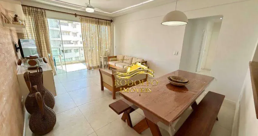 Guarujá praia do tombo e astúrias 3 dormitórios 1 vaga 100m² ampla sacada ar-condicionado portaria 24hrs