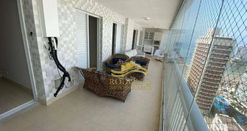 Guarujá praia das astúrias 3 dormitórios 118m² lazer de clube