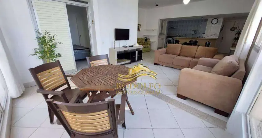 Guarujá astúrias frente ao mar 3 dormitórios 112m² piscina sauna salão de jogos