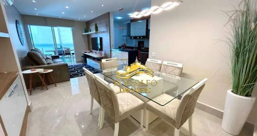 Guarujá Praia das Astúrias Ed. Oceano 2 Dormitórios 97m² 2 Vagas Lazer Completo Ar-condicionado Varanda Gourmet