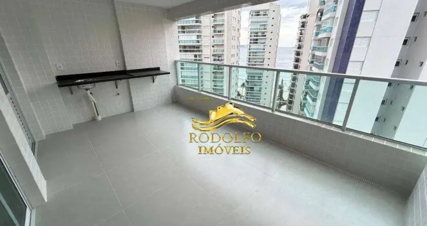 Guarujá-sp praia das astúrias 3 dormitórios 105m² 2 vagas varanda gourmet lazer completo