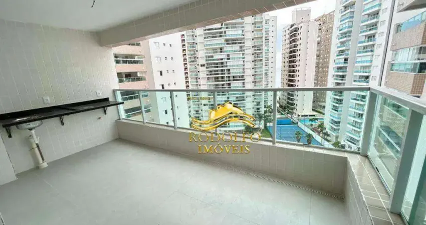 Guarujá-sp praia das astúrias 2 dormitórios 74m² 2 vagas varanda gourmet lazer completo