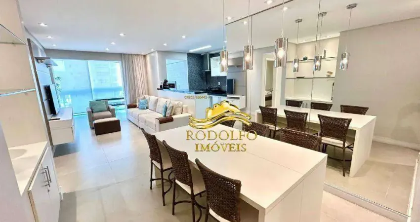 Guarujá-sp praia das astúrias 2 dormitórios 97m² 2 vagas lazer completo ar-condicionado