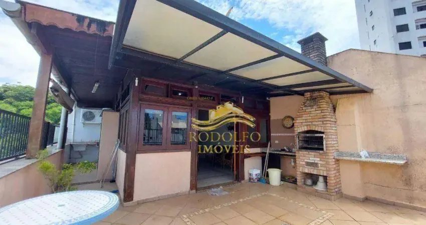 Guarujá-sp praia das astúrias 3 dormitórios 95m² 1 vaga piscina quadra espaço gourmet