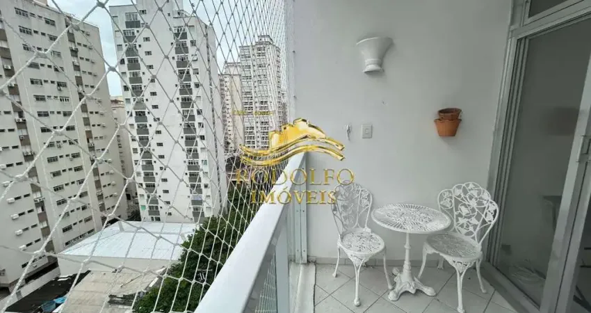 Guarujá-SP Praia das Pitangueiras 2 Dormitóris 80m² 1 Vaga Sacada Gás Encanado Área Gourmet Portaria 24 Horas