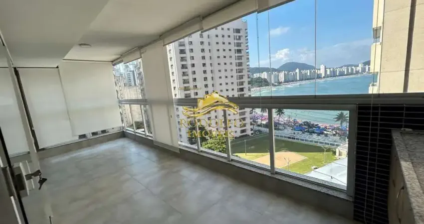 Guarujá-SP Praia das Astúrias Vista Mar 3 Dormitórios 146m² 2 Vagas Ar-condicionado Lazer Completo