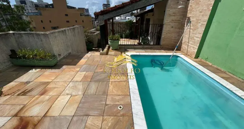 Guarujá-SP Praia do Tombo Cobertura 3 Dormitórios 190m² 2 Vagas Piscina Espaço Gourmet Ar-condicionado