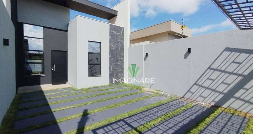 Casa com 3 dormitórios sendo 01 suíte  à venda, 75 m² por R$ 420.000 - Veredas - Cascavel/PR