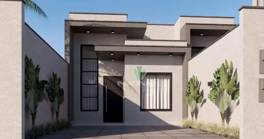 Casa com 2 dormitórios sendo 01 suíte à venda, 60 m² por r$ 380.000 - esmeralda - cascavel/pr