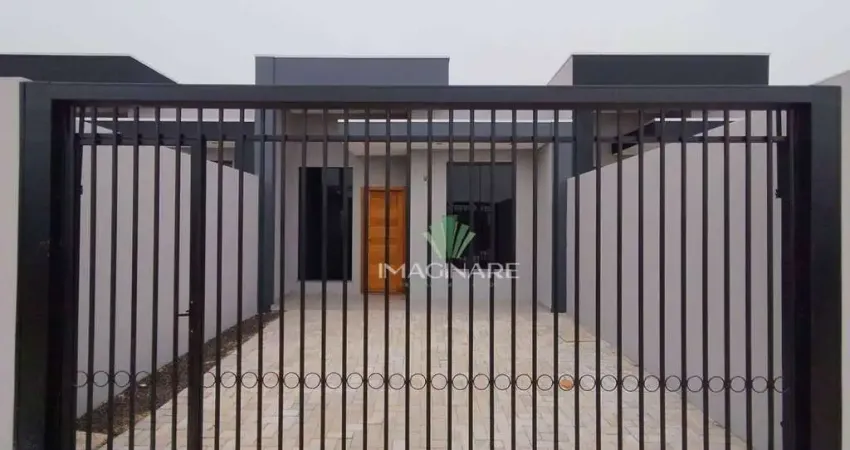 Casa com 2 dormitórios à venda, 58 m² por r$ 290.000 - floresta - cascavel/pr