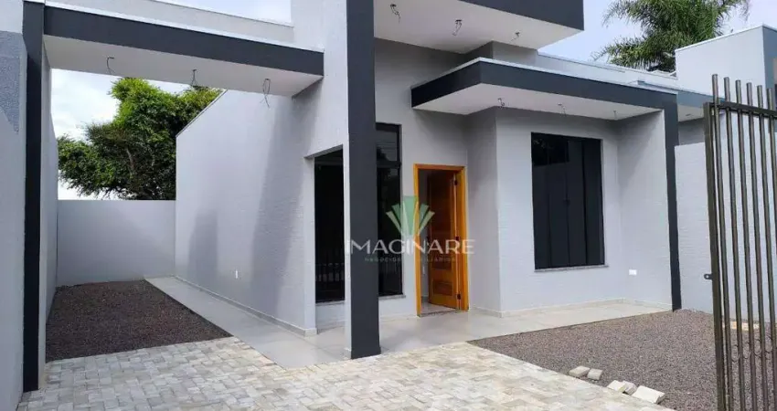 Casa com 2 quartos sendo 01 suíte à venda, 59 m² por r$ 350.000 - brasília - cascavel/pr