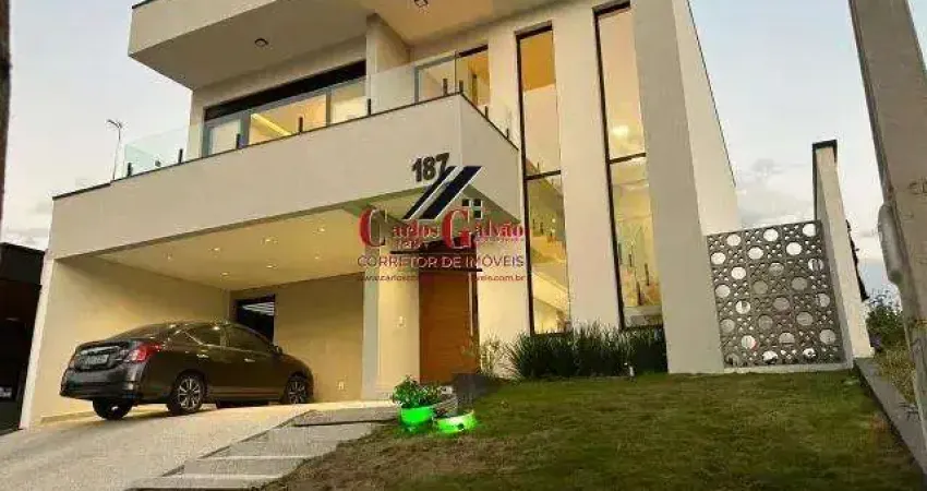 Sobrado em condomínio com 4 quartos, 273m², à venda em taubaté, loteamento residencial fazenda casa grande