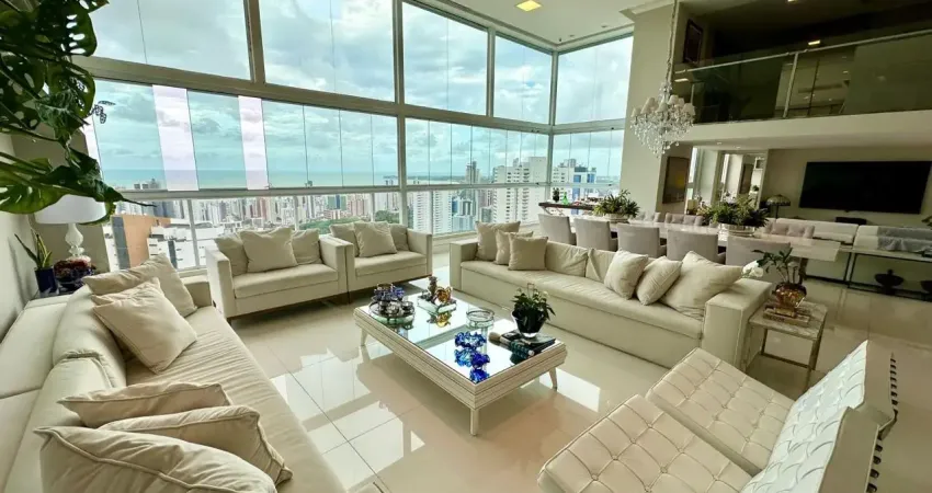 Cobertura exclusiva no brisamar – ampla, moderna e com 4 suítes