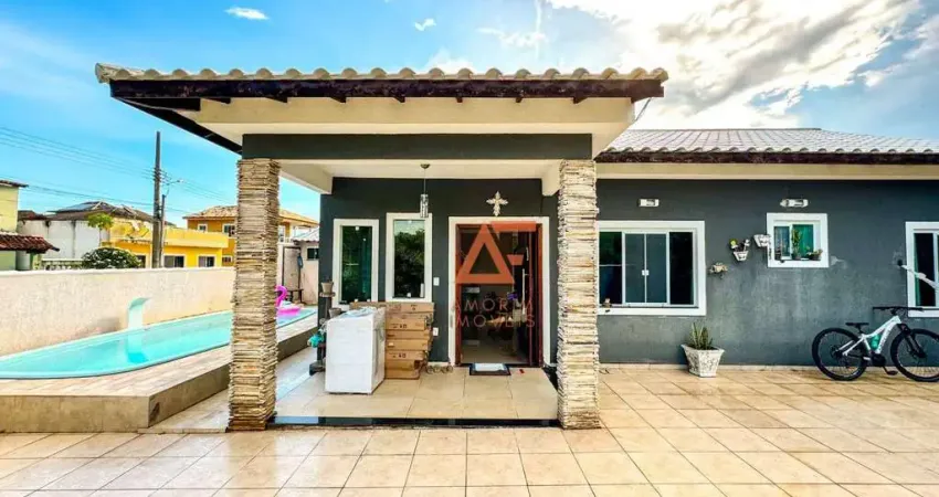 Casa com 3 dormitórios à venda, 94 m² por R$ 600.000 - Fluminense - São Pedro da Aldeia/RJ