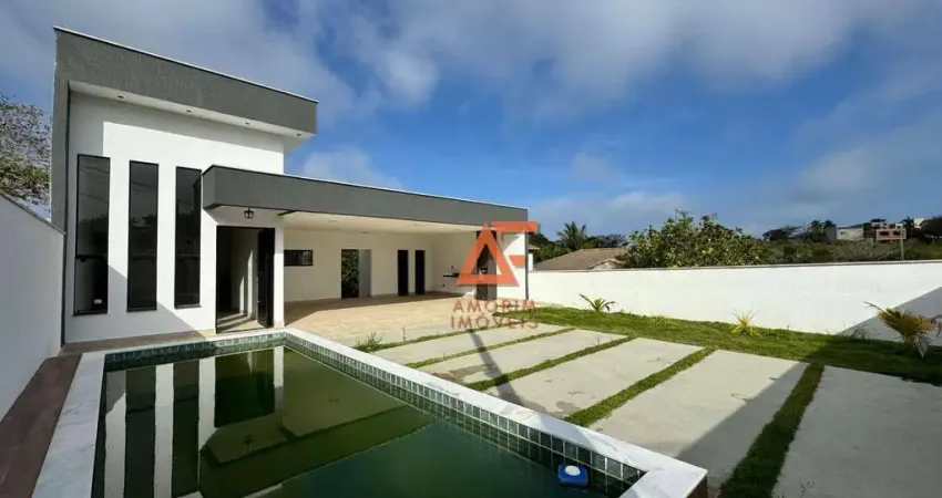 Casa com 3 dormitórios à venda, 150 m² por r$ 780.000 - praia do sudoeste - são pedro da aldeia/rj