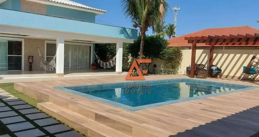 Casa com 4 dormitórios à venda, 250 m² por r$ 2.200.000 - palmeiras - cabo frio/rj