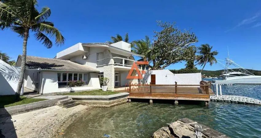 Casa com 6 dormitórios à venda, 850 m² por r$ 7.500.000 - centro - cabo frio/rj