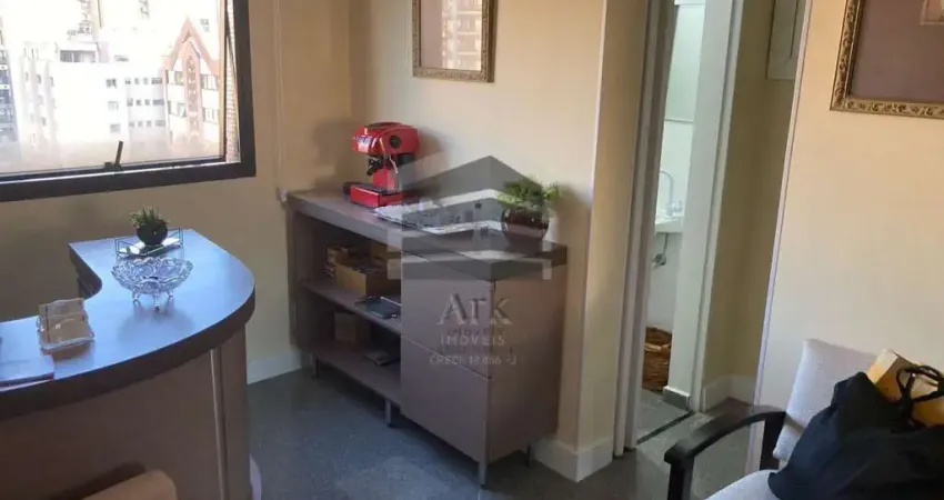 sala comercial a venda 40m², no bairro Indianópolis 2 salas, lavabo, copa, 1 vaga