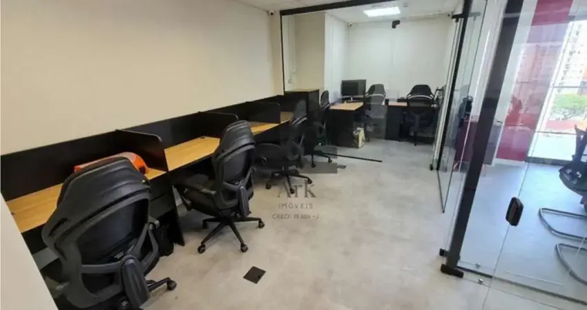 Conjunto comercial para locação com 46m² e 1 vaga em Moema - SP