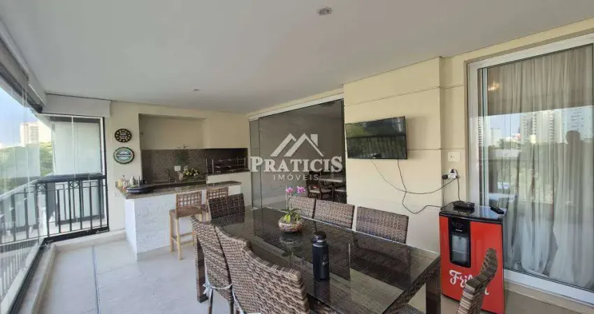 Apartamento Mobiliado de 269m, 4 dormitórios na Chácara Klabin