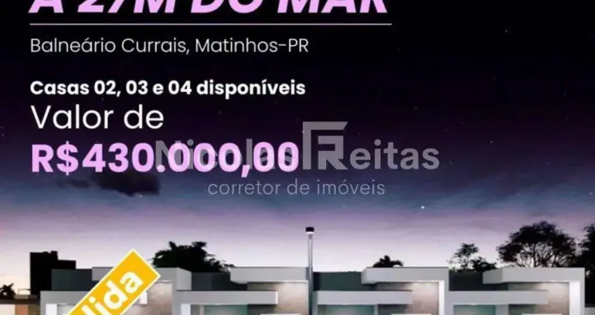 Casa com 2 quartos à venda na Balneário Currais - Travessa Quatorze - Ipacarai, Matinhos - PR, Brasil, Curraes, Matinhos
