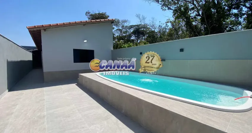 Oportunidade- casa com piscina à venda em mongaguá – litoral sul de sp!!!