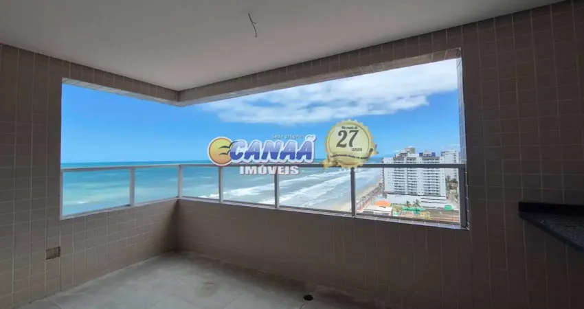 Apartamento novo com vista para o mar a venda no centro de mongaguá/sp.