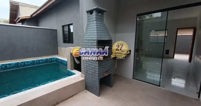 Casa em condominio fechado, 2 dormitórios - piscina e churrasqueira privativa