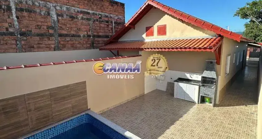 Linda casa a venda  nova e com piscina! localizada em um dos bairros mais tranquilos e valorizados de mongaguá litoral de sp!