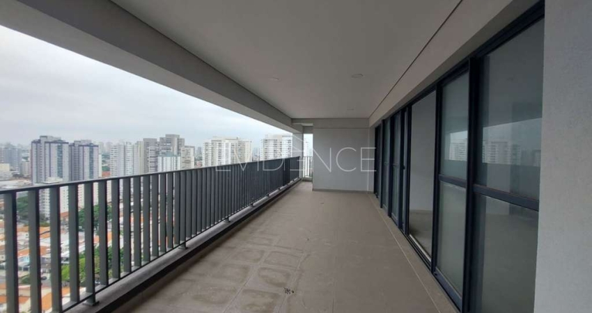 Apartamento para venda e locação com 124 m²  andar alto no Tatuapé