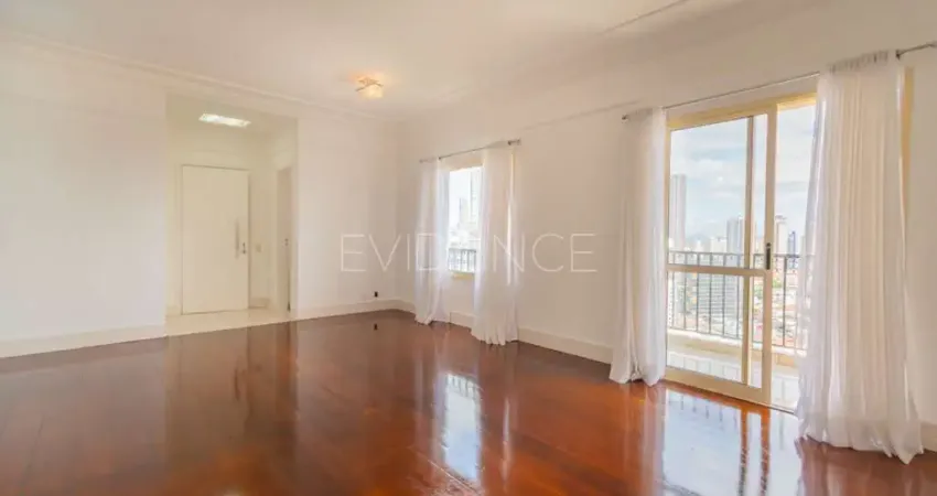 Apartamento para locação no Tatuapé, 128m² e 3 vagas