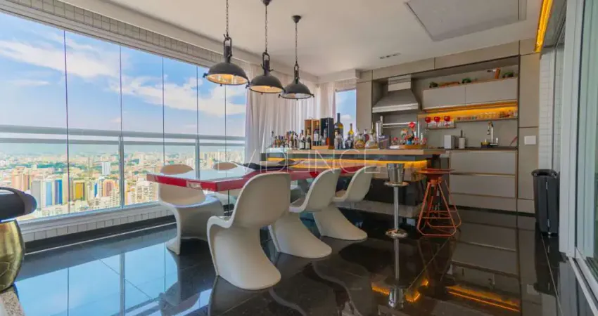 Apartamento alto padrão à venda no Anália Franco com 4 suítes e varanda gourmet